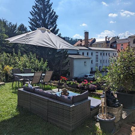 Famzi - Urlaubsmagie - Familienwohnung Mit Gemeinschaftsgarten, -Sauna & -Pool Sebnitz Exteriör bild