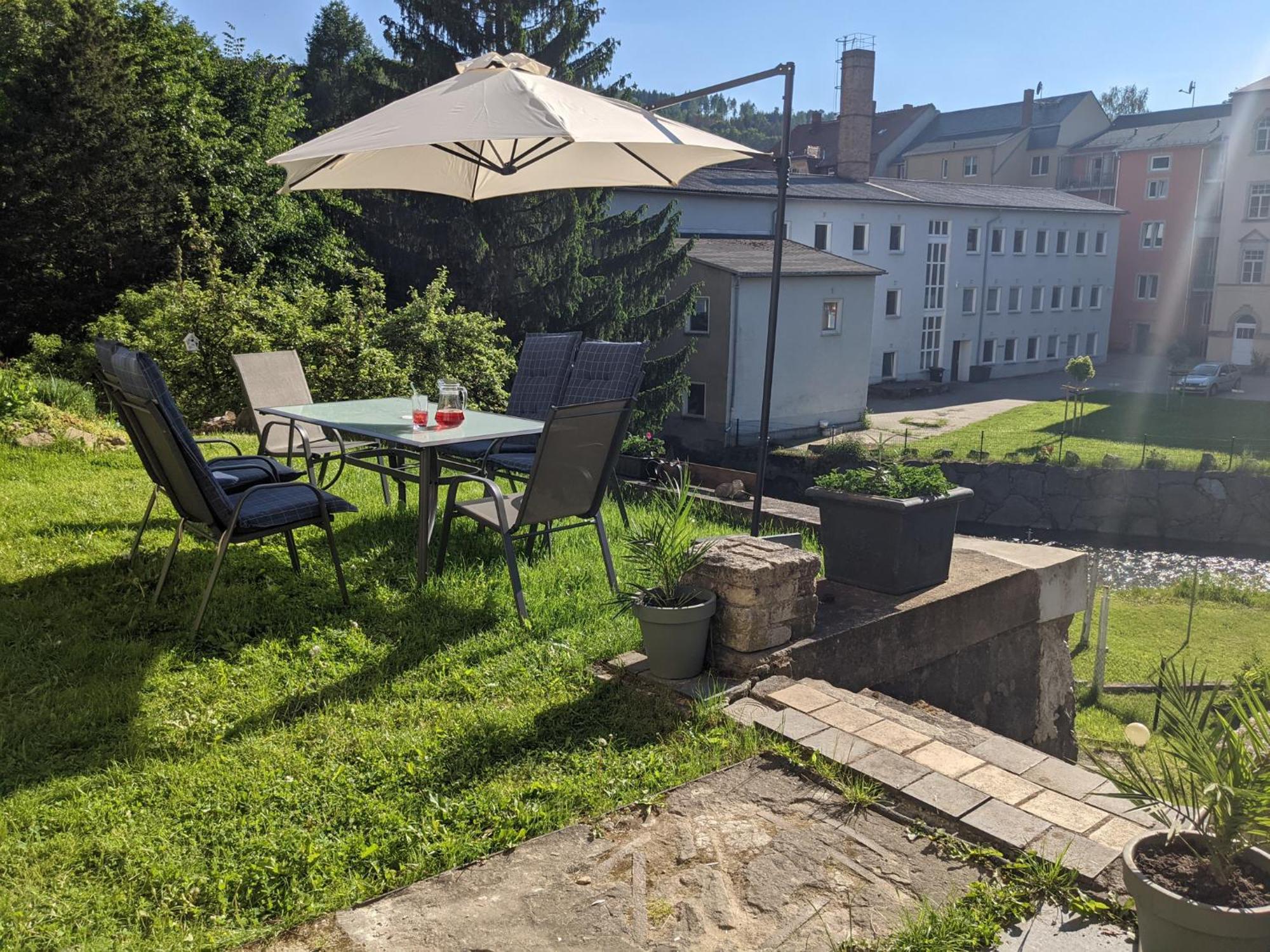 Famzi - Urlaubsmagie - Familienwohnung Mit Gemeinschaftsgarten, -Sauna & -Pool Sebnitz Exteriör bild